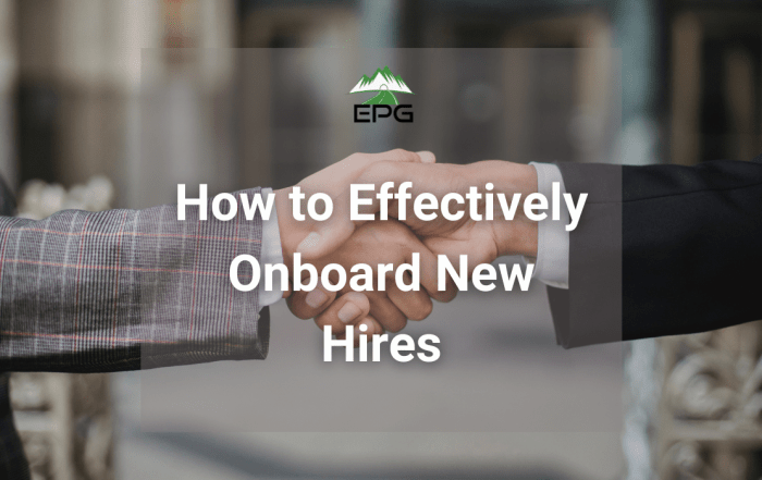 How to Effectively Onboard New Hires