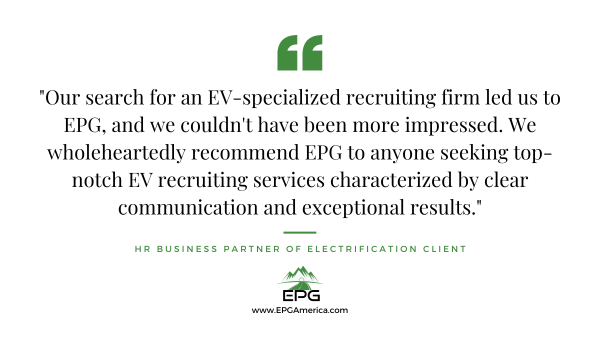 EPG Electrifies Fleet Support Team for Growing EV Solutions Provider