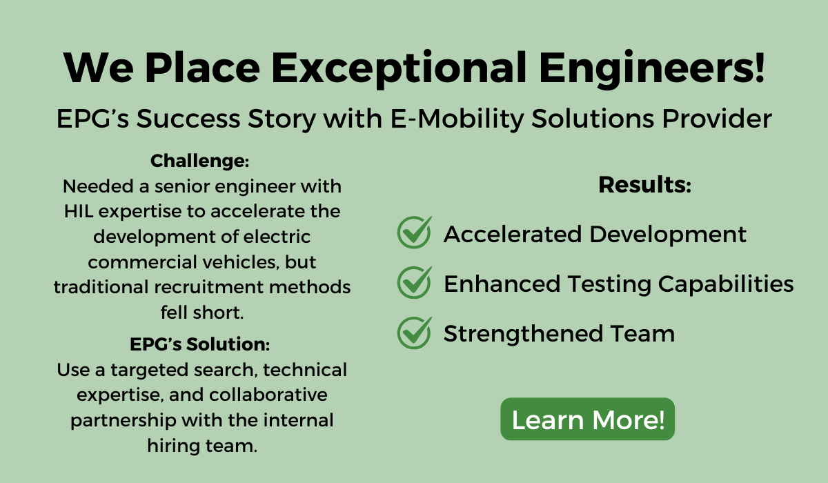 Senior Engineer for E-Mobility Solutions