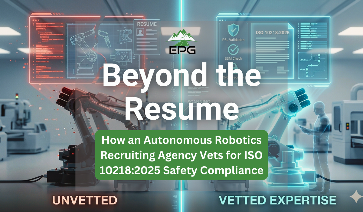 Beyond the Resume: How an Autonomous Robotics Recruiting Agency Vets for ISO 10218:2025 Safety Compliance Beyond the Resume: How an Autonomous Robotics Recruiting Agency Vets for ISO 10218:2025 Safety Compliance