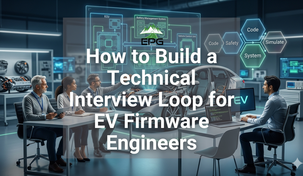 How to Build a Technical Interview Loop for EV Firmware Engineers