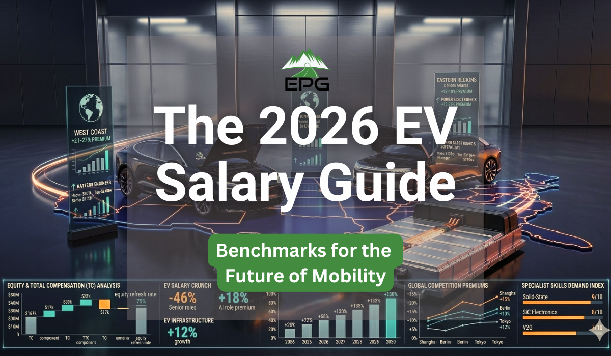 The 2026 EV Salary Guide: Benchmarks for the Future of Mobility